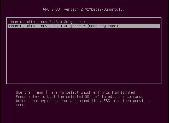 《vmware ubuntu16.04 忘记密码》